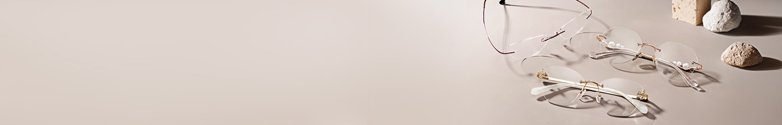 rimless glasses frame
