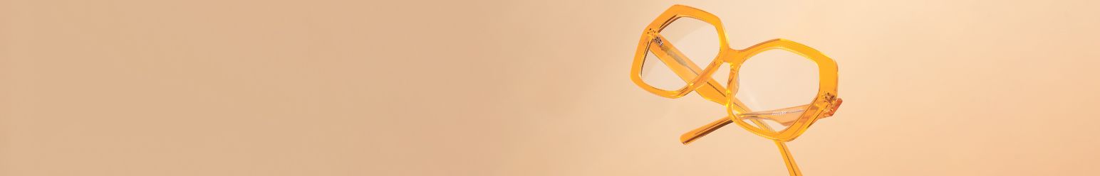 organge eyeglasses