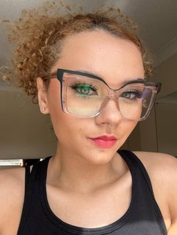 Twolla Square Beige Glasses7