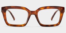 Marley Tortoise Rectangle Glasses0
