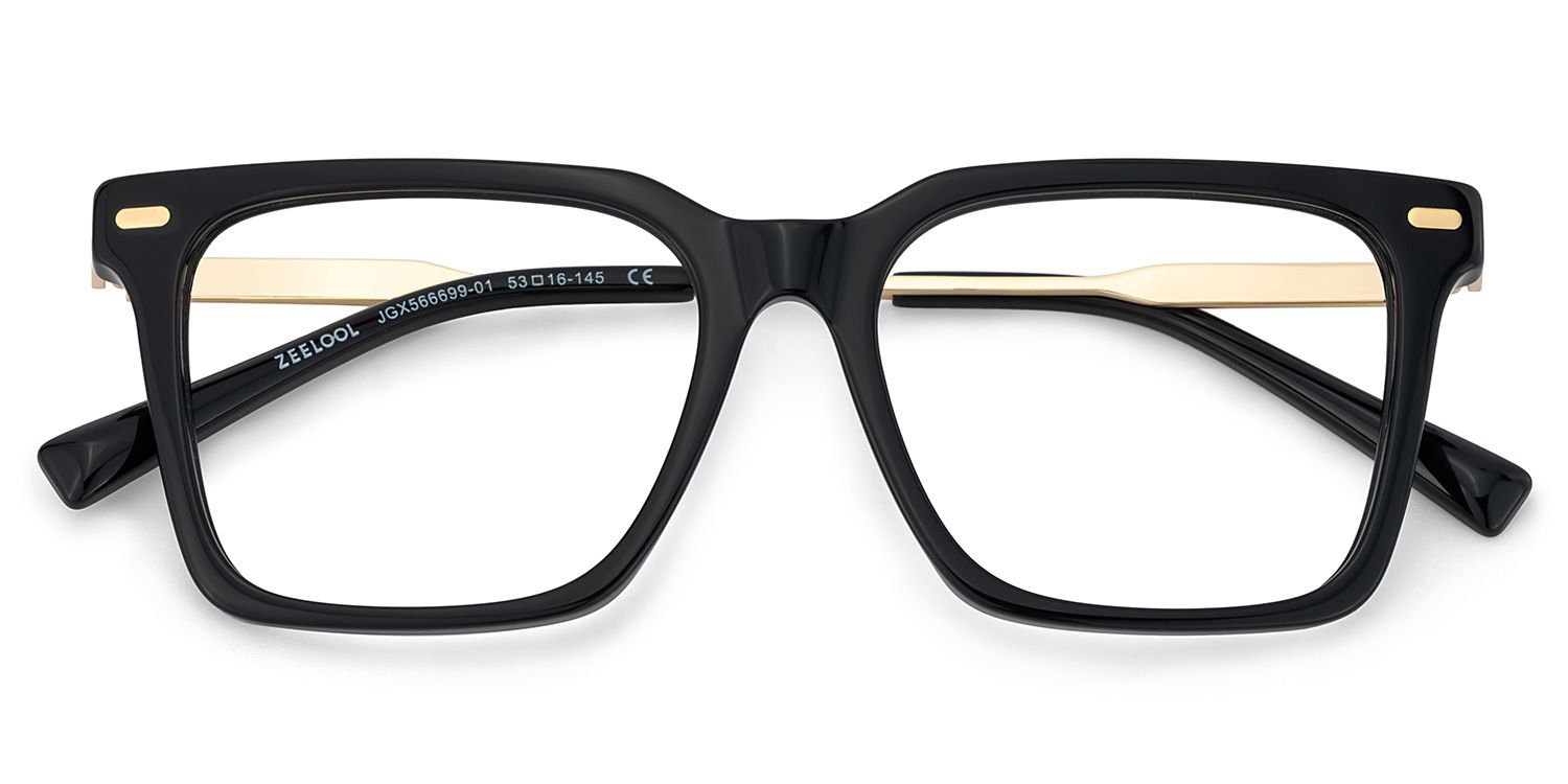 Men's Designer Rectangular Glasses | ZEELOOL UK2