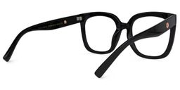 Ebony Square Black Glasses3