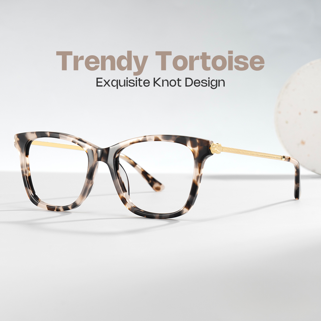 Vibert Rectangle Tortoise Glasses0