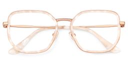 Levi Geometric Pearl White Glasses2