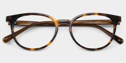 Allison Tortoise Round Glasses2