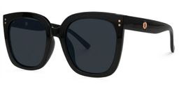 Ebony Square Black Glasses1
