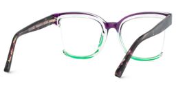 Cadogan Square Purple-Green Glasses5