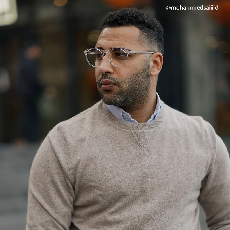 Kasey Round Clear Glasses | ZEELOOL UK4