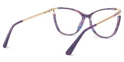 Yomary Cateye Purple-Tortoise Glasses3