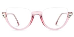 Felicia Cat Eye Pink Glasses0