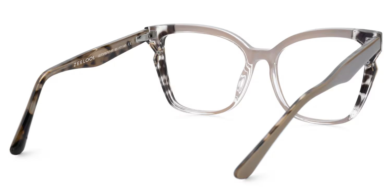 Pink Cat eye Glasses for Oval Face | ZEELOOL UK3