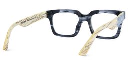 Rangel Gray Rectangle Glasses4