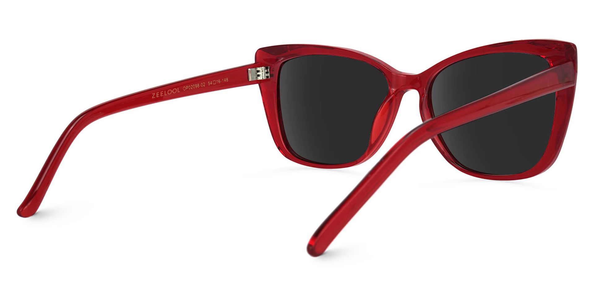 Farris Cat eye Red Sunglasses | ZEELOOL UK3