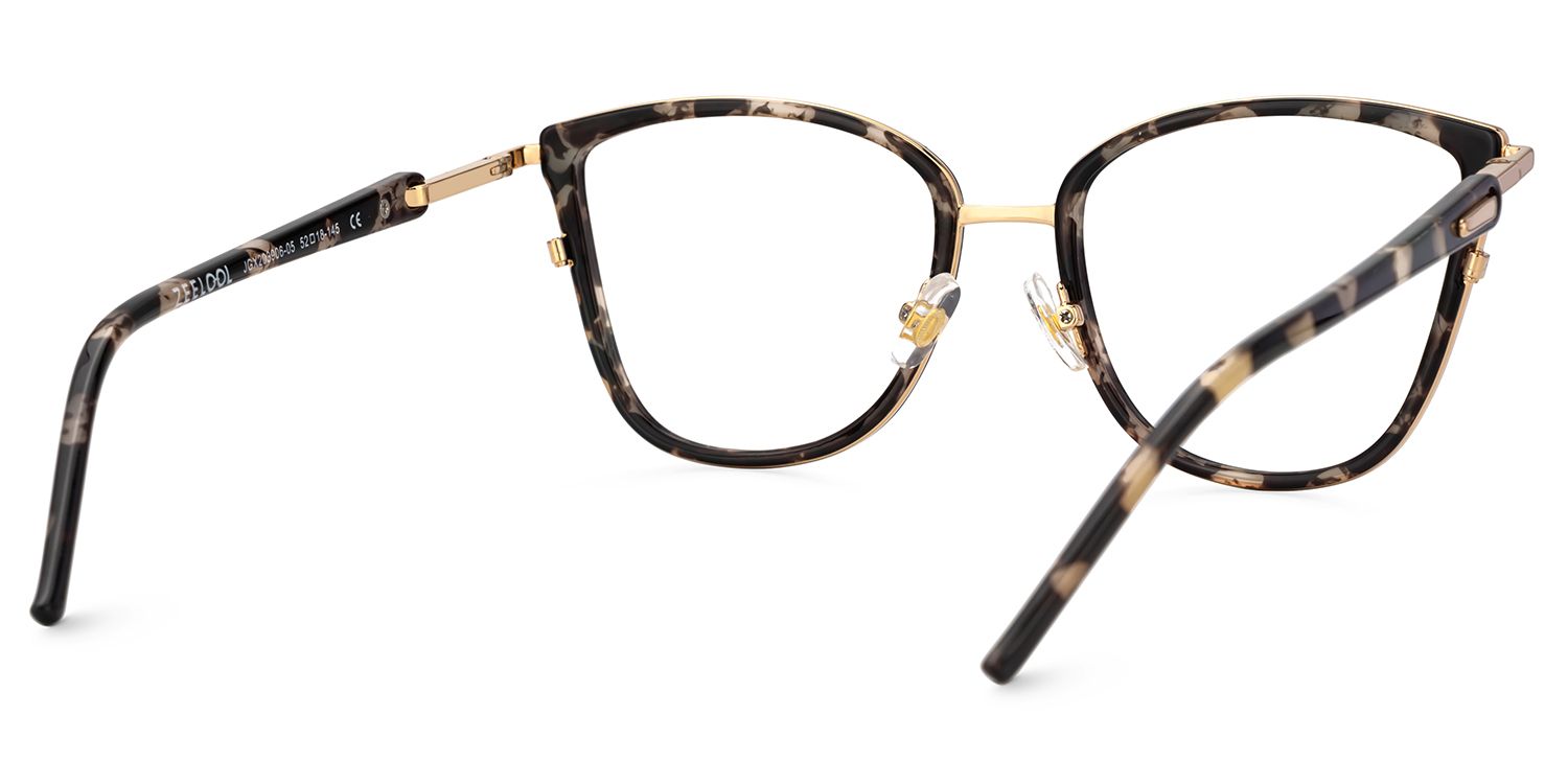 Tortoiseshell Cat Eye Glasses For Women | ZEELOOL UK3