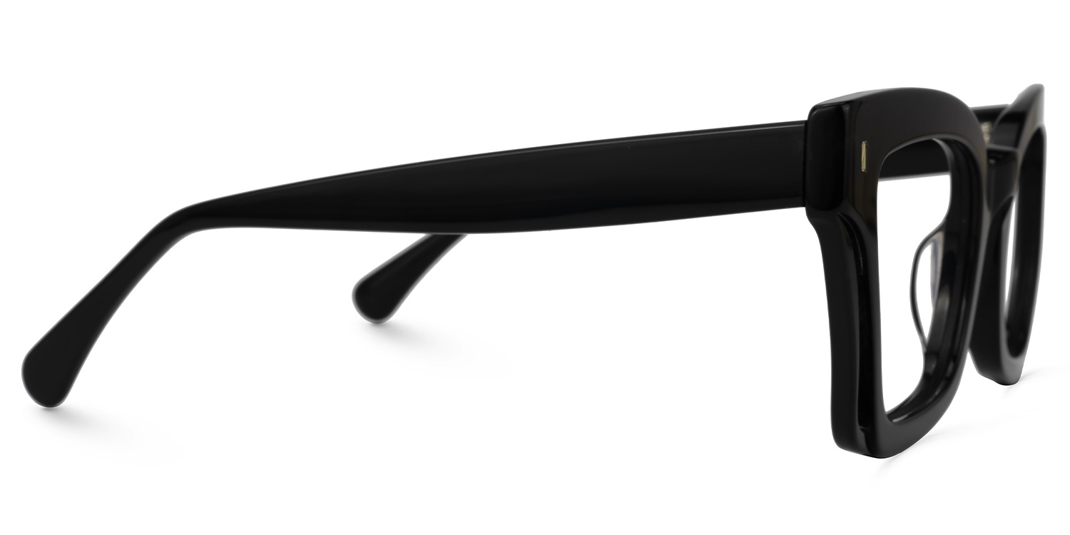 Dayana Square Black Glasses2