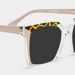 Misty Pink Square Sunglasses4
