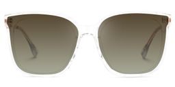 Tammie Square Clear Sunglasses0