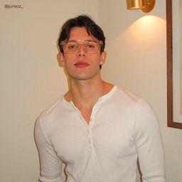 Patrick Rectangle Clear Yellow Glasses5