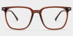 Jude Dark Brown Square Glasses1