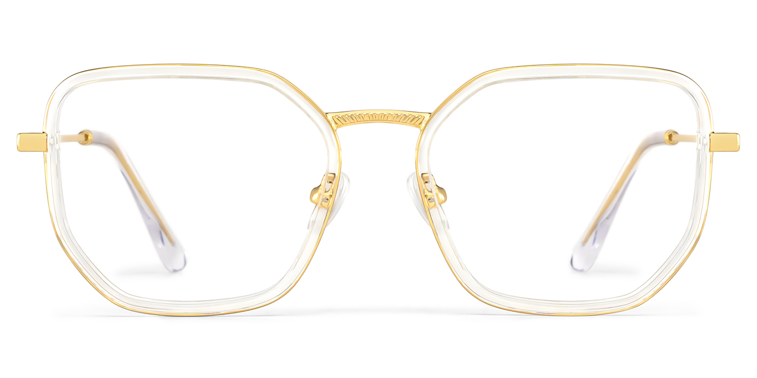 Levi Geometric Gold Glasses1