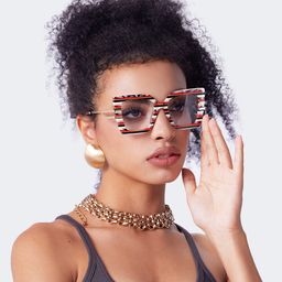 Poutine Square Multicolor Glasses6