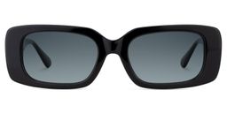 Jonas Rectangle Black Sunglasses1