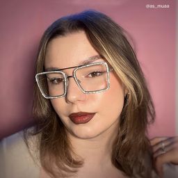 Diva Silver Square Glasses9