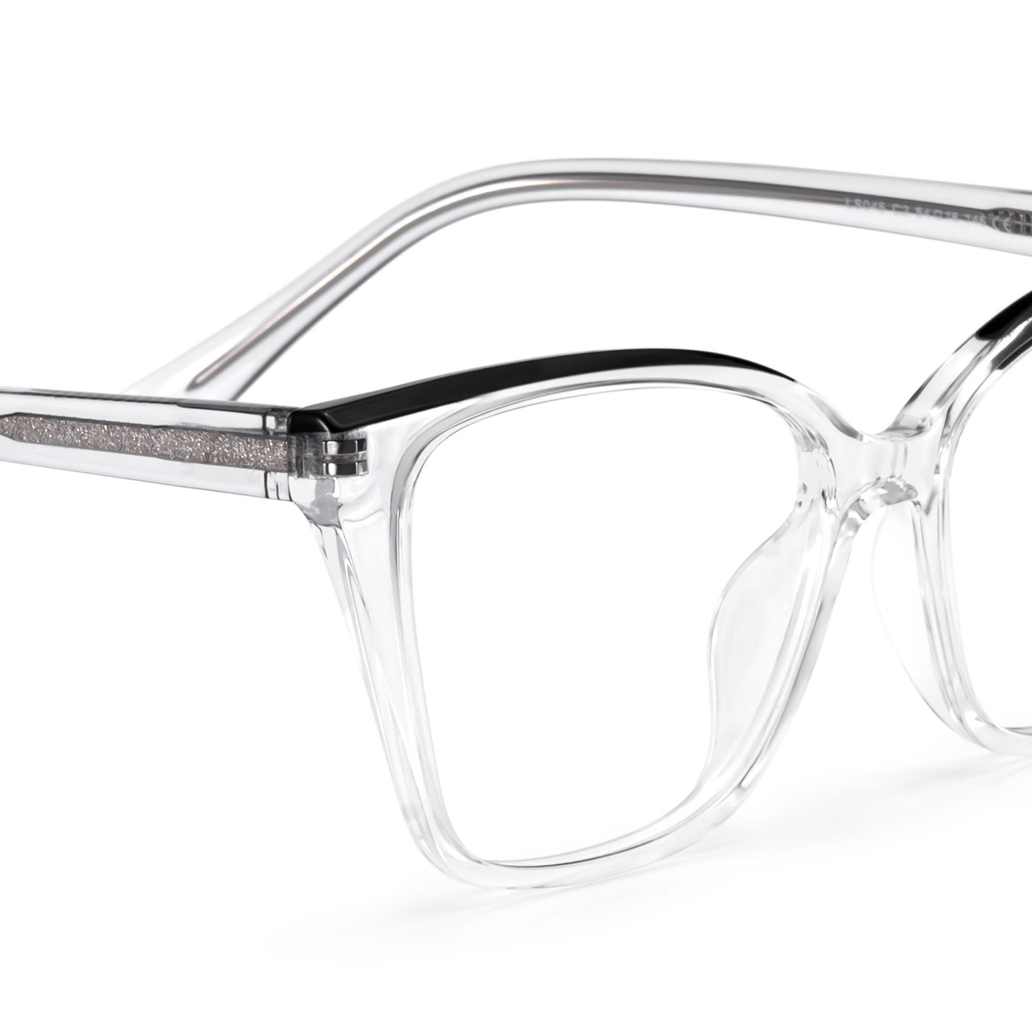 Sienna Clear Butterfly Prescription Glasses | ZEELOOL UK4