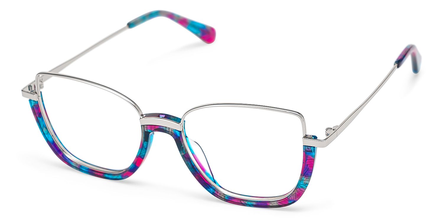 Coleman Eyeglasses in Square Colorful Frame | ZEELOOL UK3