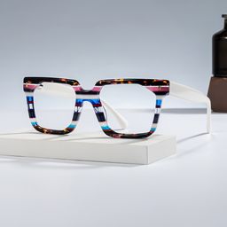 Laguer Rectangle Multicolor Glasses0