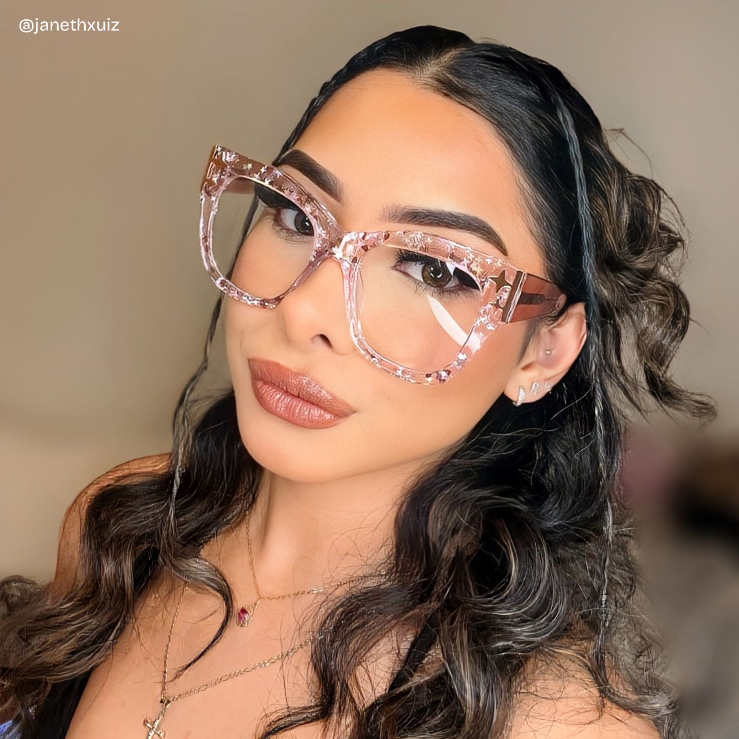 Designer Minfia Eyeglasses Pink Frames Glasses9