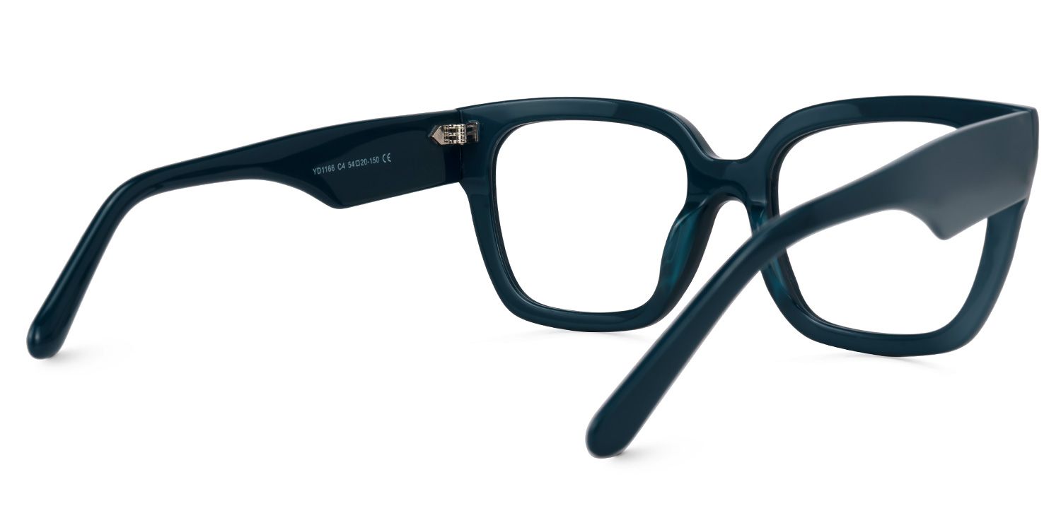 Square Rainna Green Glasses deals -Zeelool Glasses3