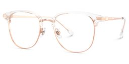 Naranjo Browline Clear Glasses3