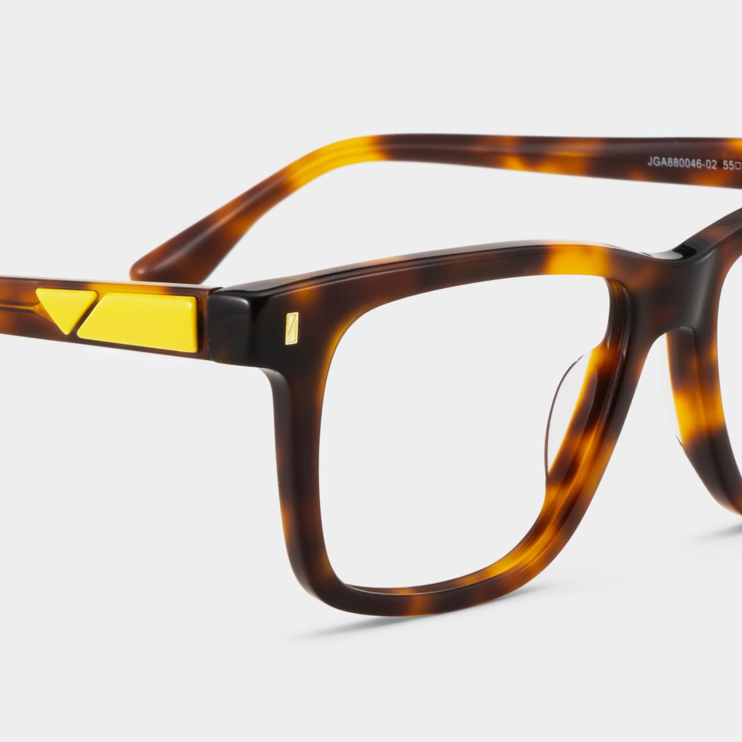Rectangle Tortoise Eyeglasses- Travis Acetate Frame Glasses4