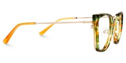 Martine Square Green-Tortoise Glasses2