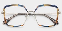 Cordaro Square Floral Glasses1