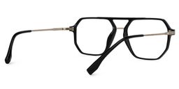 Lizbeth Aviator Black Glasses3