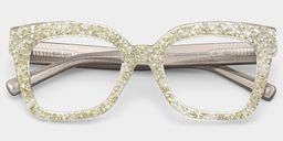 Renata Square Silver Glasses2