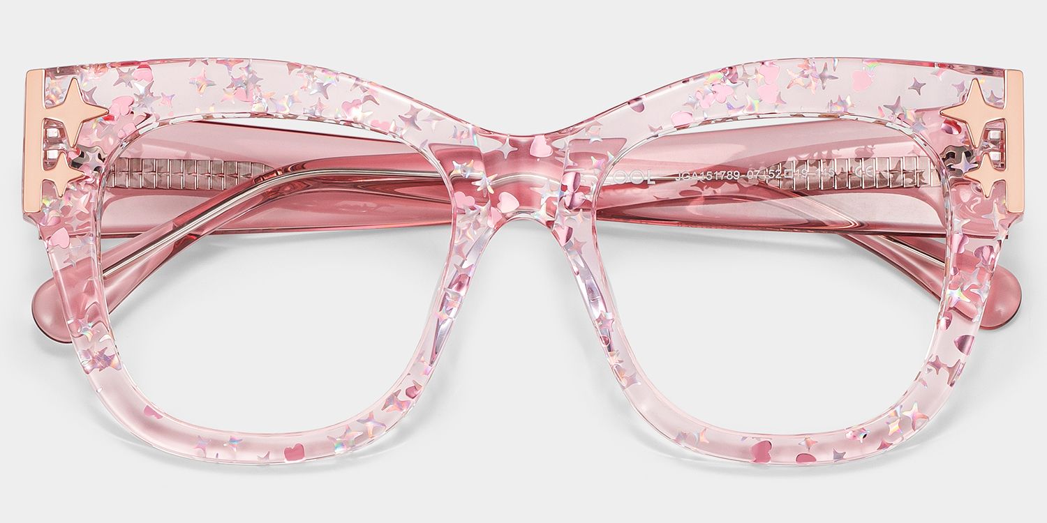 Designer Minfia Eyeglasses Pink Frames Glasses2