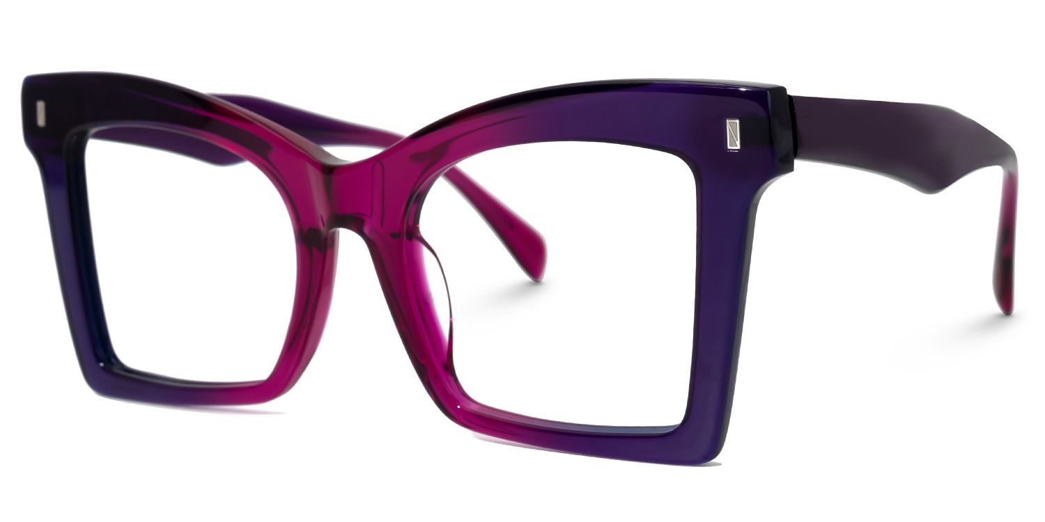 Corbin Square Purple Glasses1