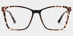 Tricee Tortoise Square Glasses2