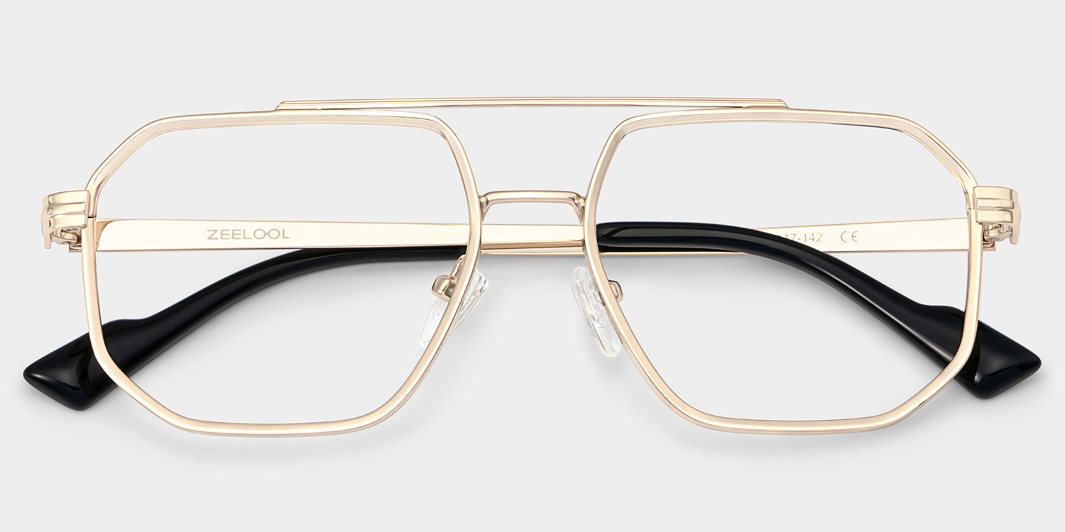 Autumn Aviator Gold Glasses2