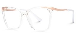 Greer Butterfly Clear Glasses1