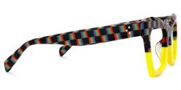 Benitez Square Yellow Glasses2