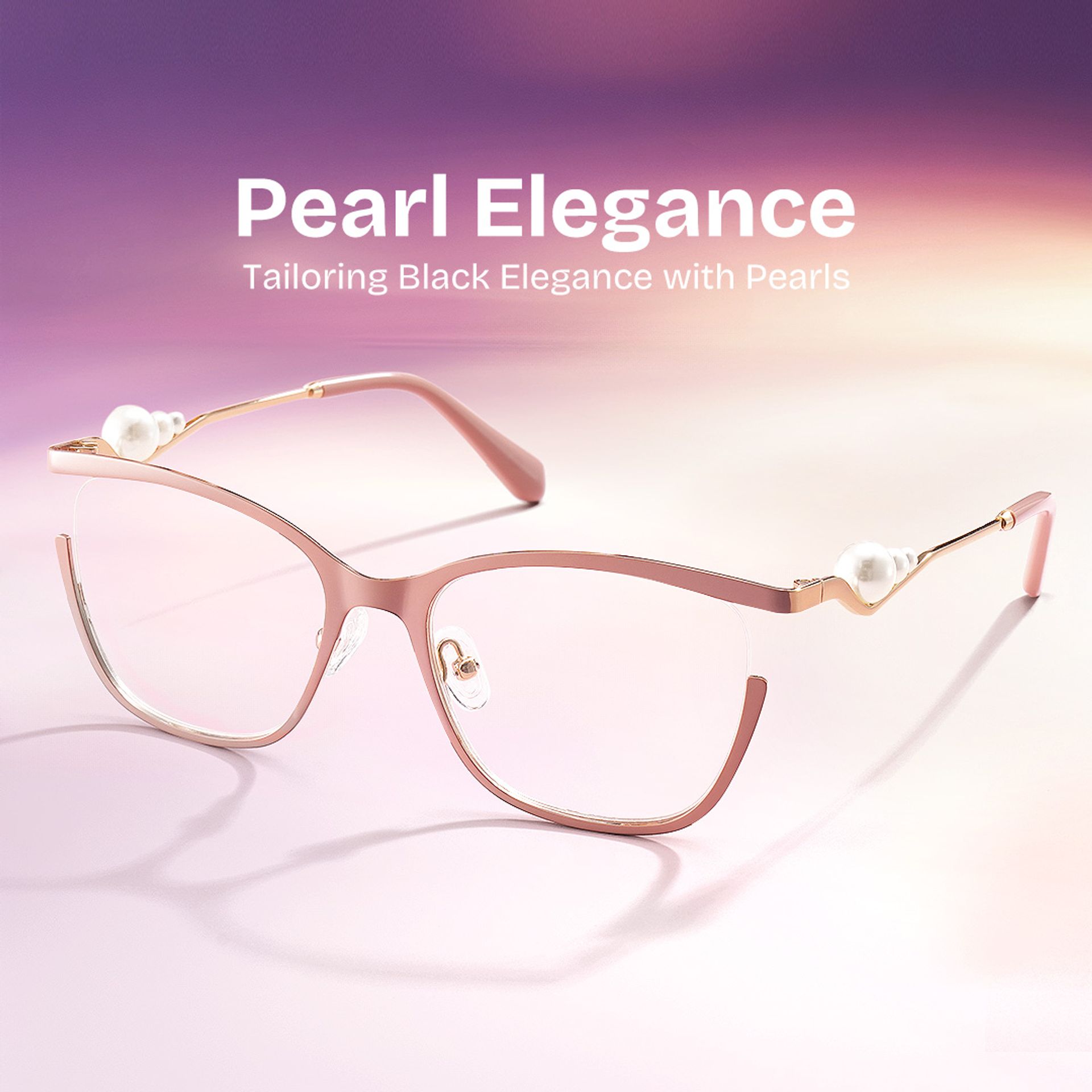 Aria Eyeglasses in Round Pink Frame | ZEELOOL UK0