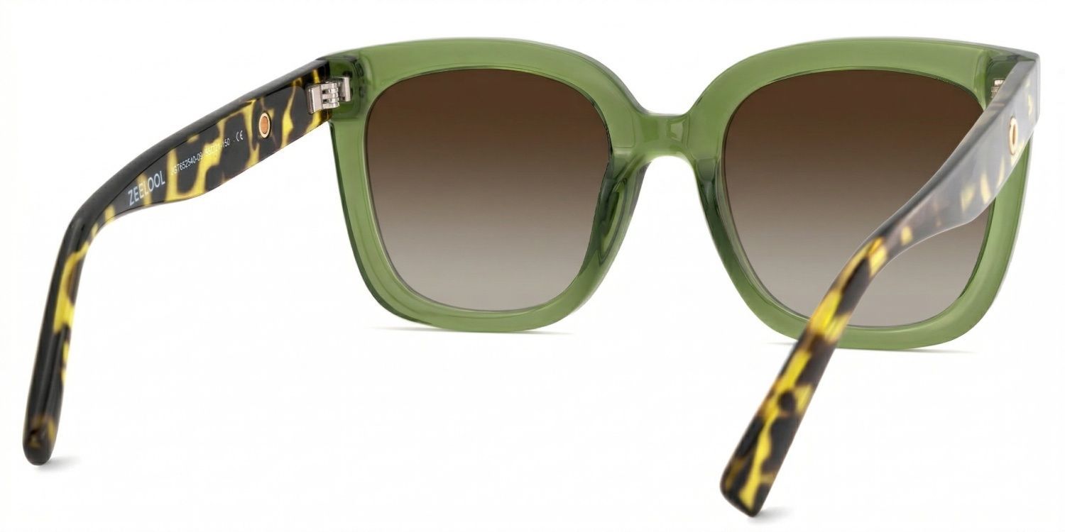 Women's Green Glasses With Square Shape4