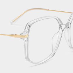 Payton Geometric Clear Glasses4