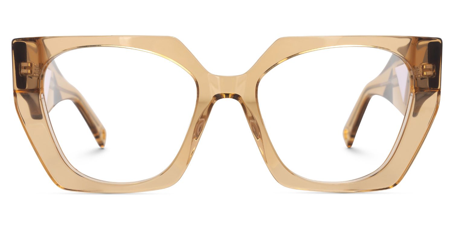Geometric Rodgers Beige Glasses deals -Zeelool Glasses0