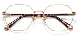 Dunbar Geometric Gold Glasses1