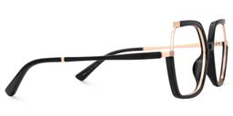 Alexia Black Square Glasses2